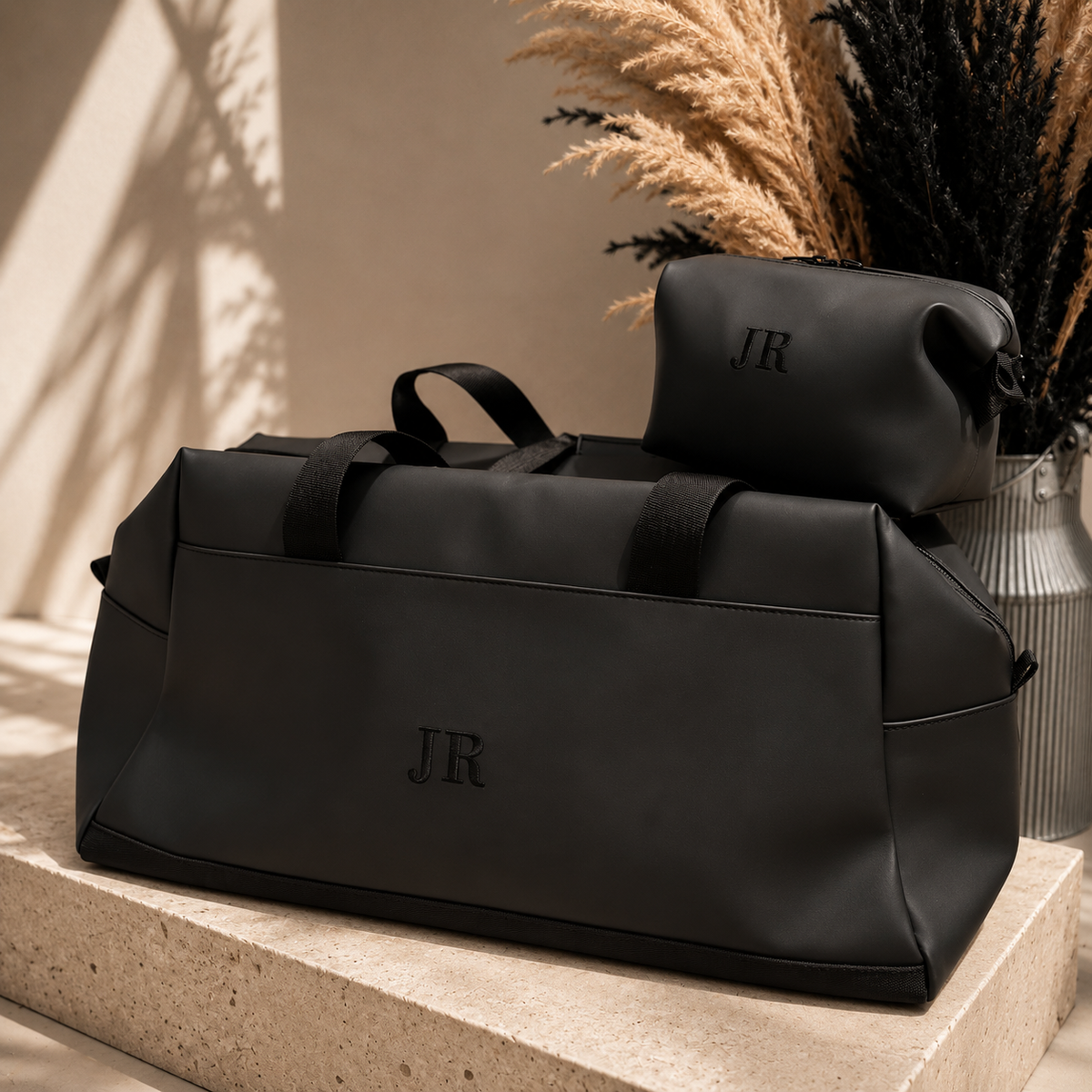 Personalised Weekender Bag | Embroidered Travel Duffle Bag