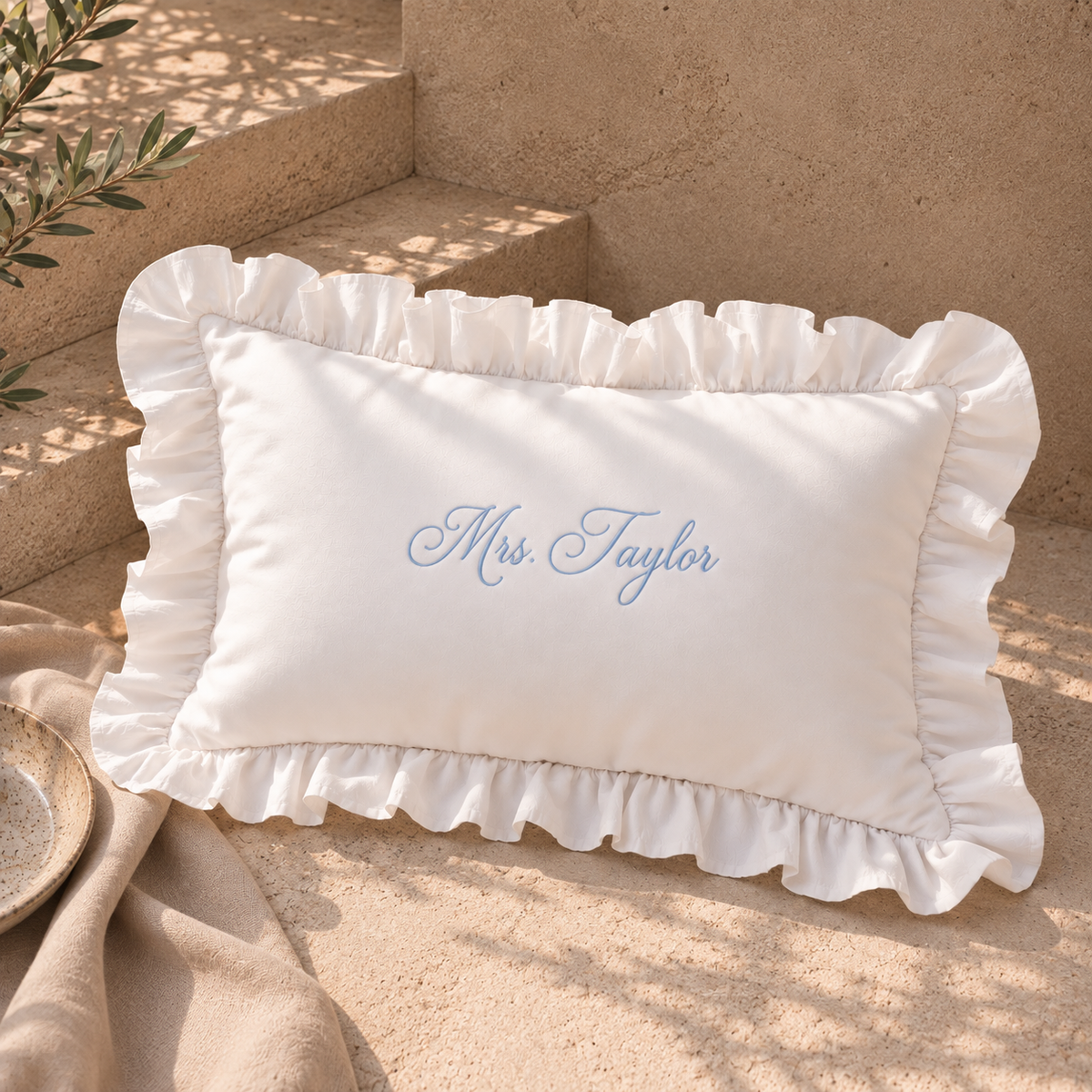Personalised Wedding Cushion | Newlywed Home Decor