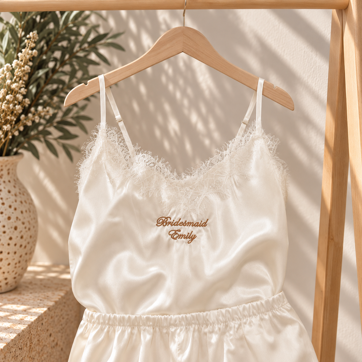 Gepersonaliseerde pyjama's voor het bruidsteam | Bruidsmeisjespyjama's