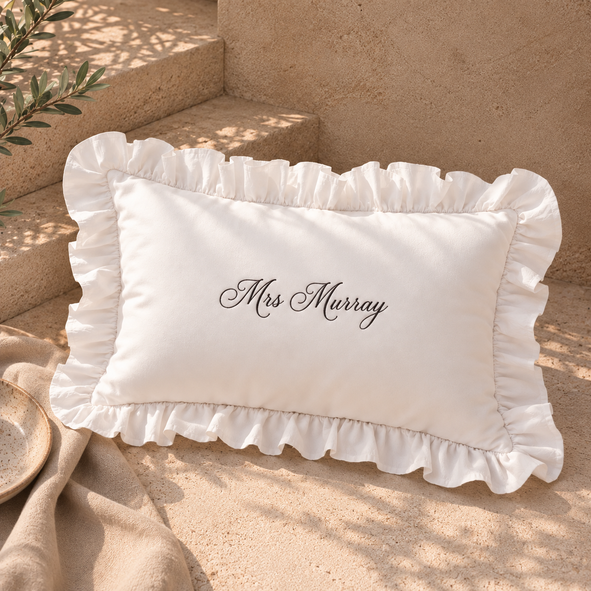 Personalised Wedding Cushion | Newlywed Home Decor