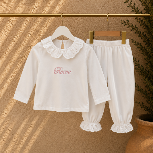 Personalised Girls Pyjama Set