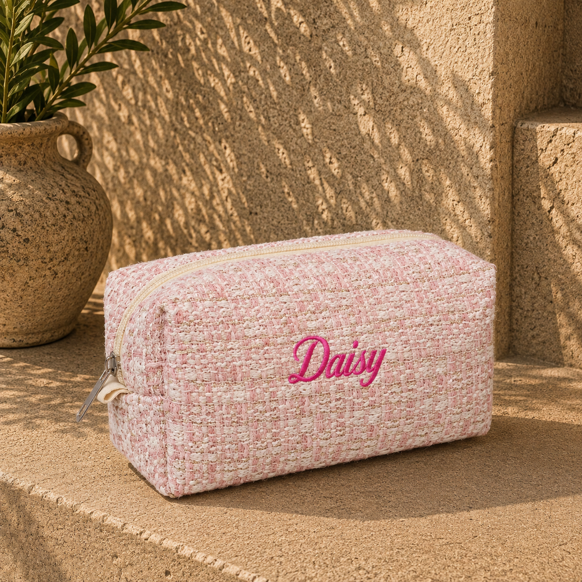 Personalised Cosmetic Bag | Embroidered Makeup Bag