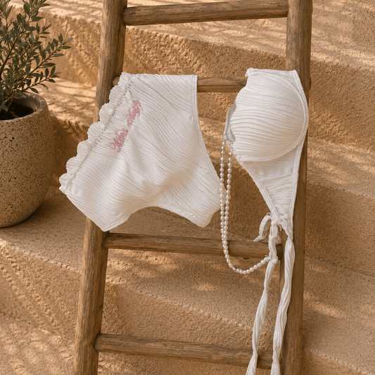 Personalised Bridal Pearl Bikini