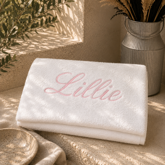 Personalised Embroidered Towel