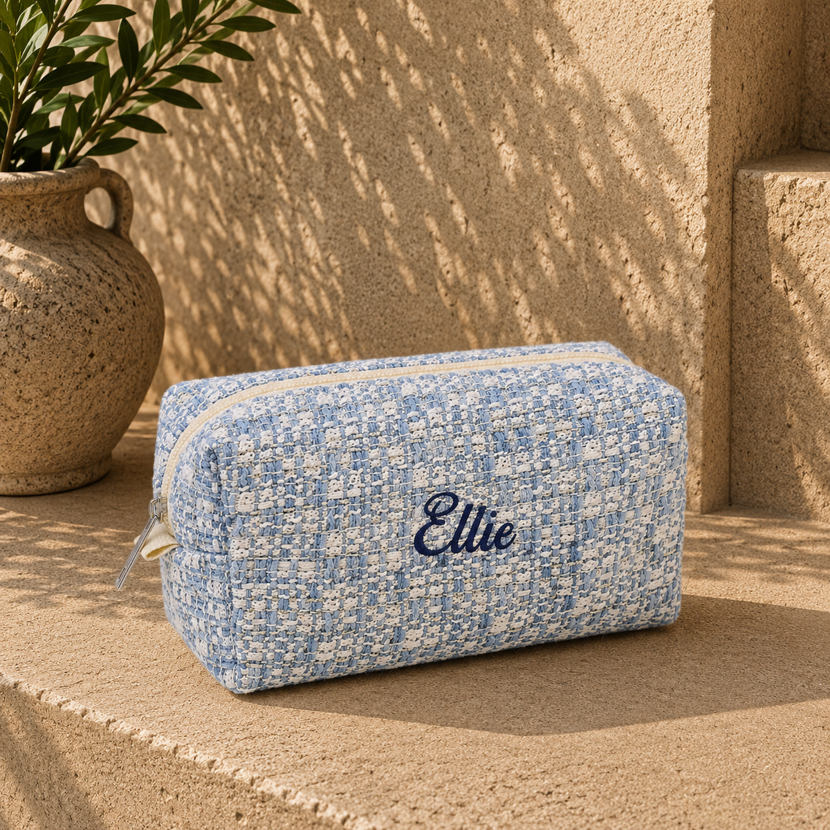 Personalised Cosmetic Bag | Embroidered Makeup Bag