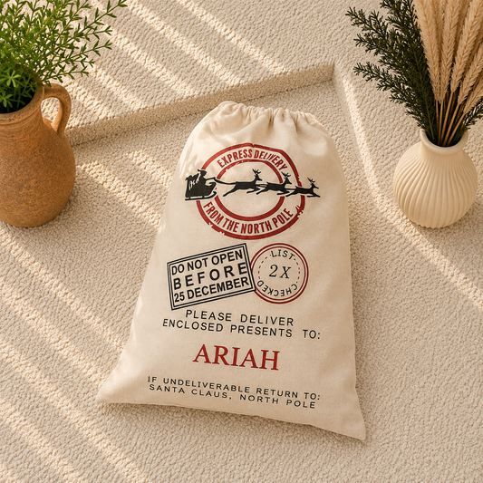 Personalised Christmas Gift Sack