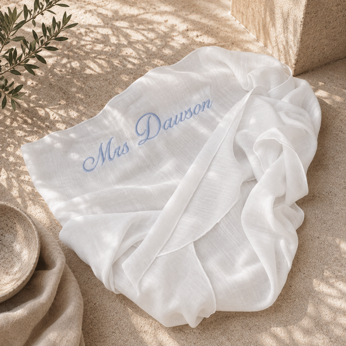 Personalised Bridal Sarong