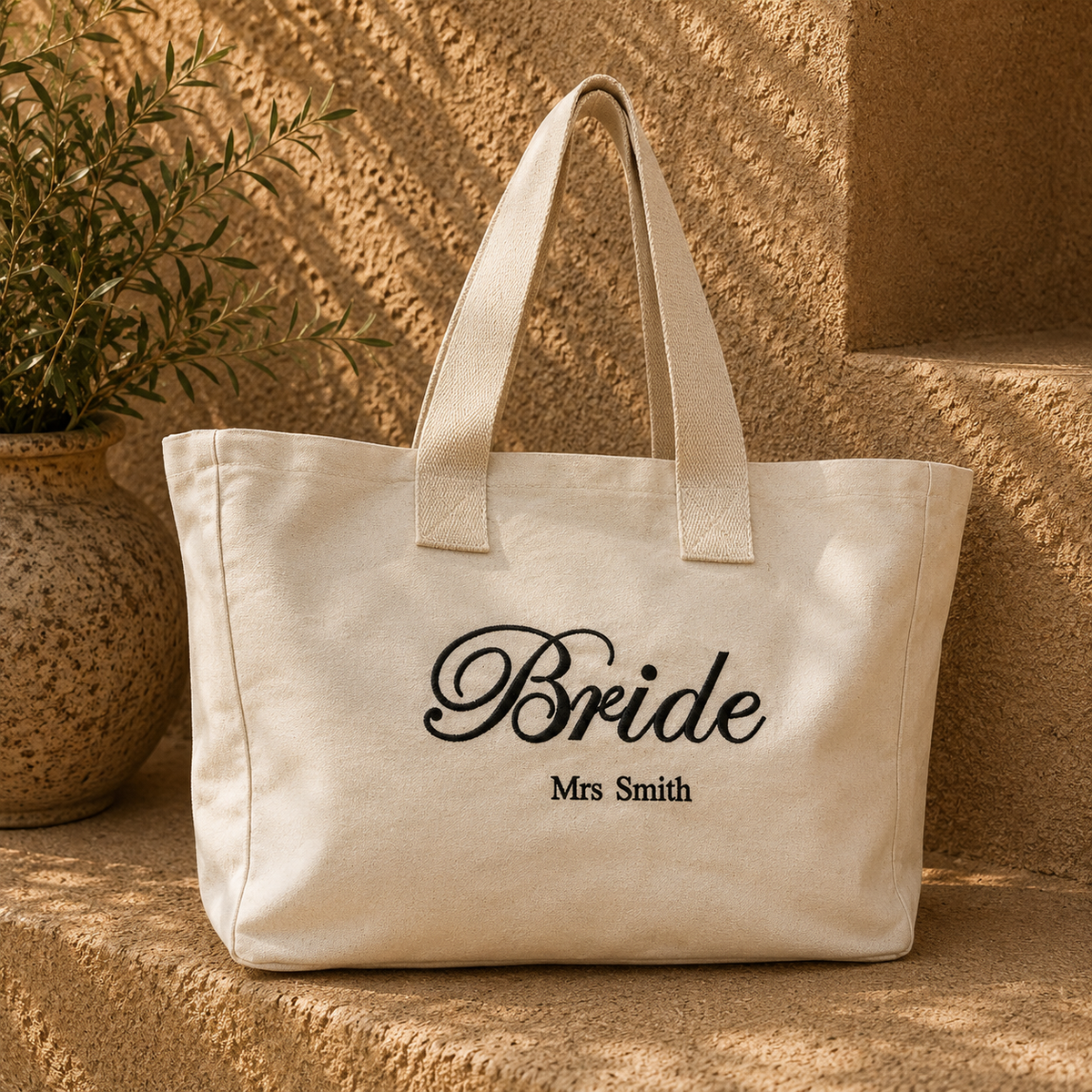 Personalised Wedding Tote Bag | Custom Mr & Mrs Bag