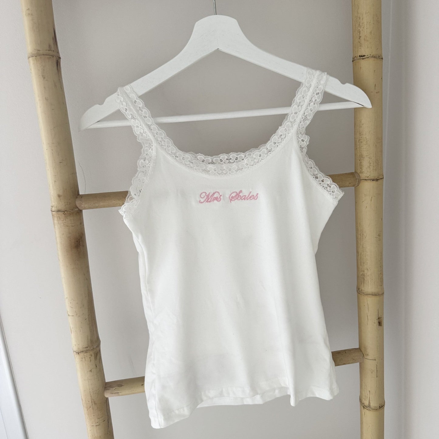 white bridal vest