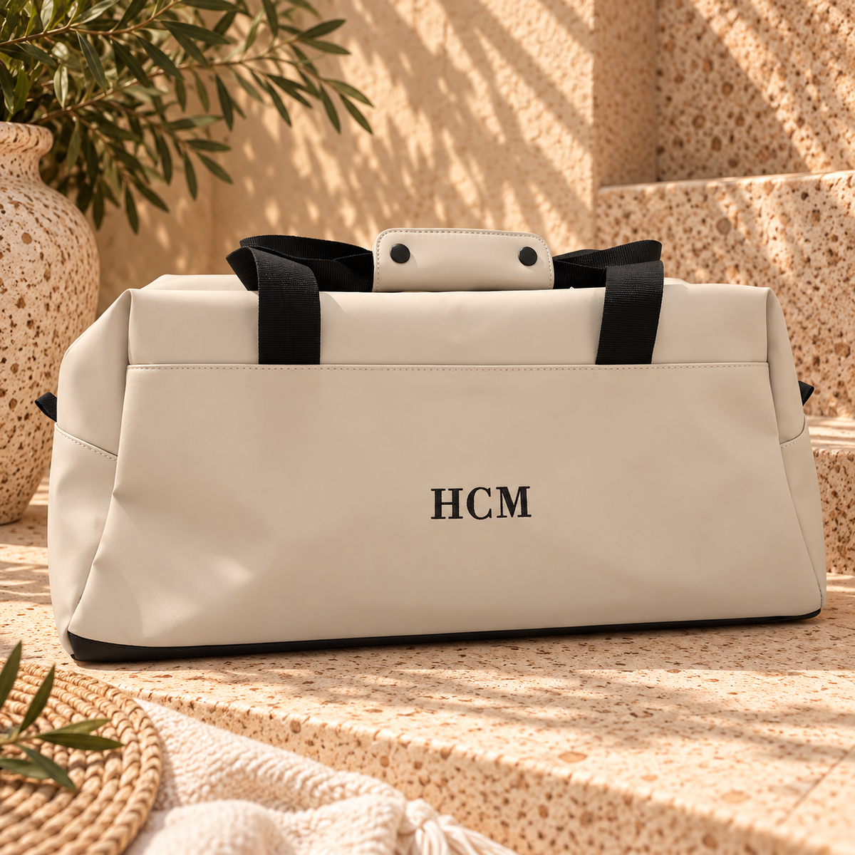 Personalised Weekender Bag | Embroidered Travel Duffle Bag