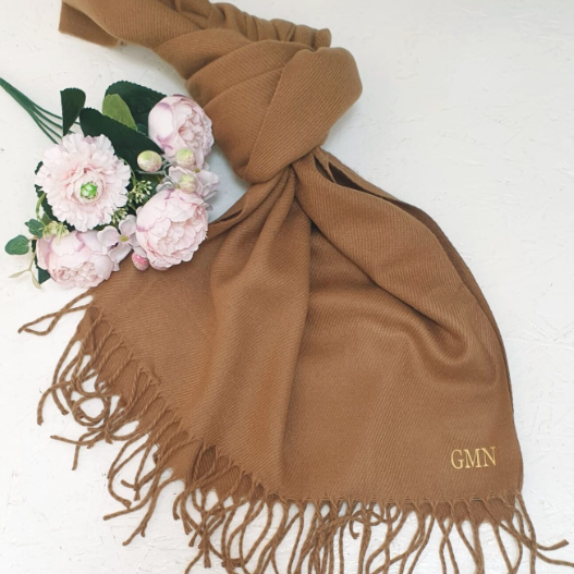 personalised winter scarf
