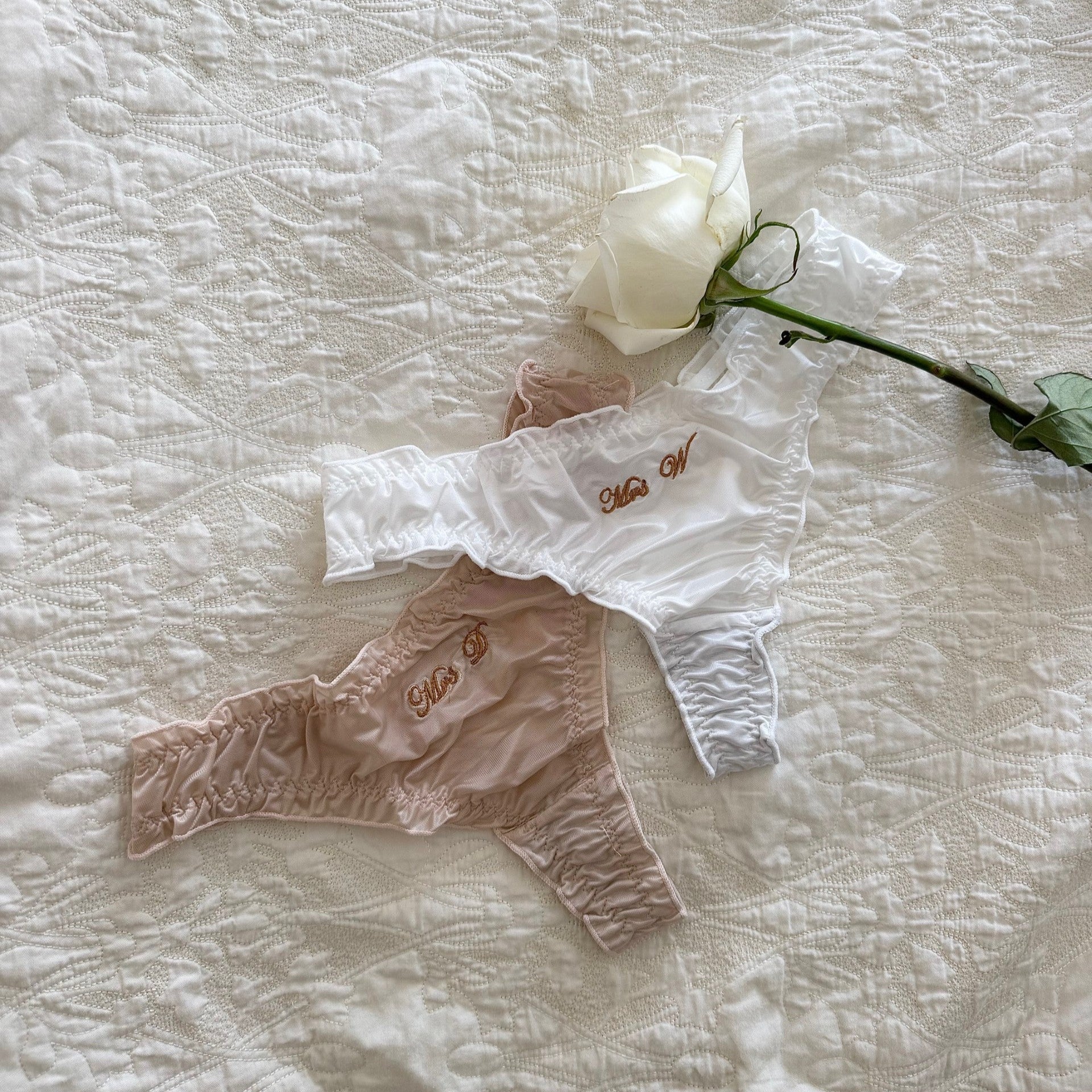 Personalised Bridal Underwear