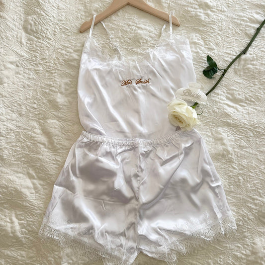 bridal personalised pyjamas