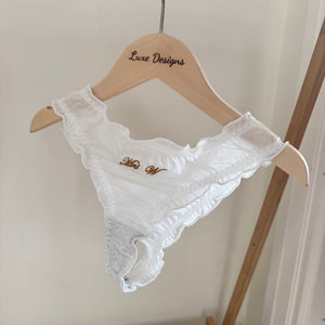 Personalised Bridal Underwear