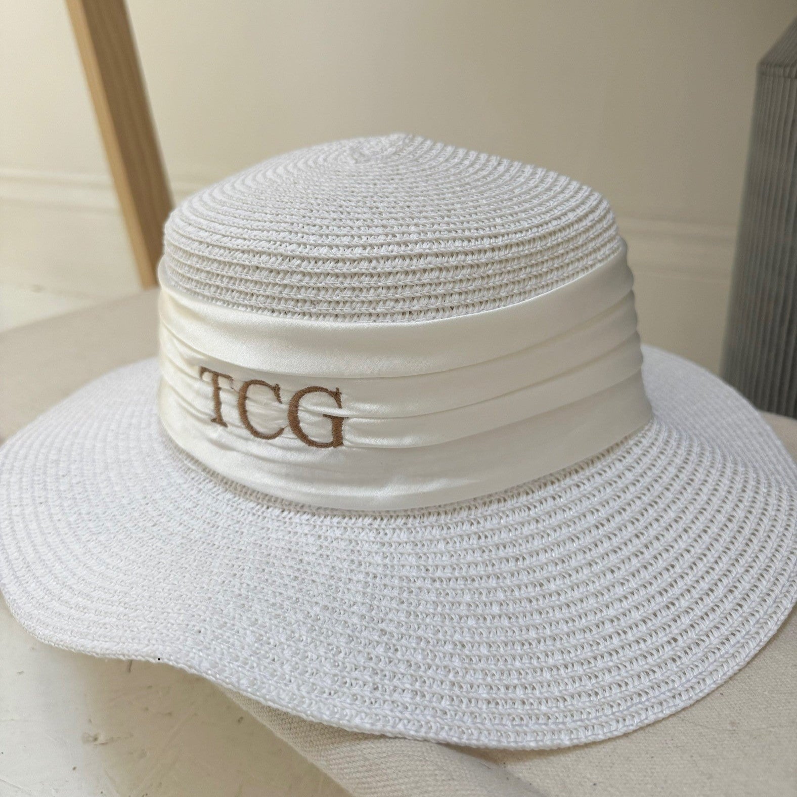 Personalised Beach Hat For Her Gift For Her For Holiday Accessories Gift For Her Wedding Gift Honeymoon Custom Embroidered Hat Sun Hat