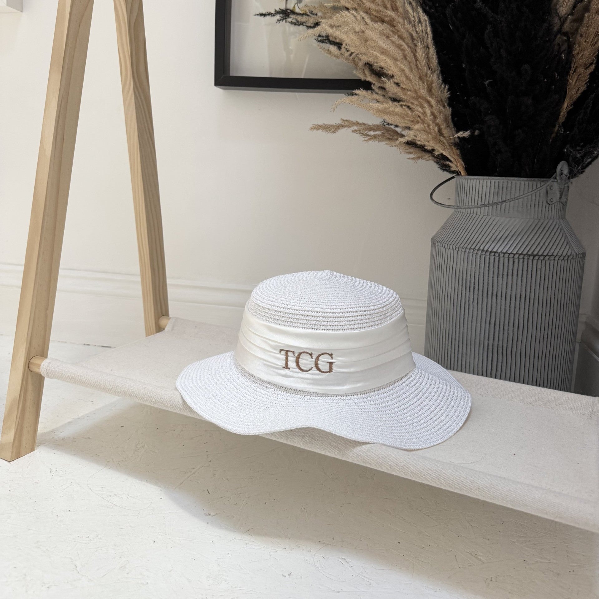 Personalised Beach Hat For Her Gift For Her For Holiday Accessories Gift For Her Wedding Gift Honeymoon Custom Embroidered Hat Sun Hat