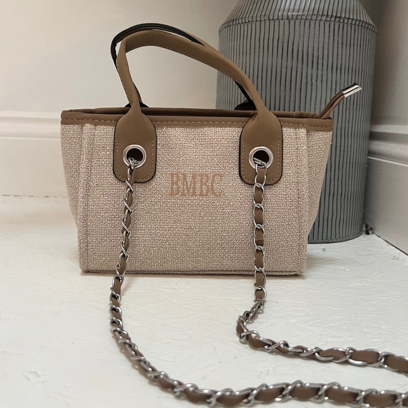 personalised mini tote bag