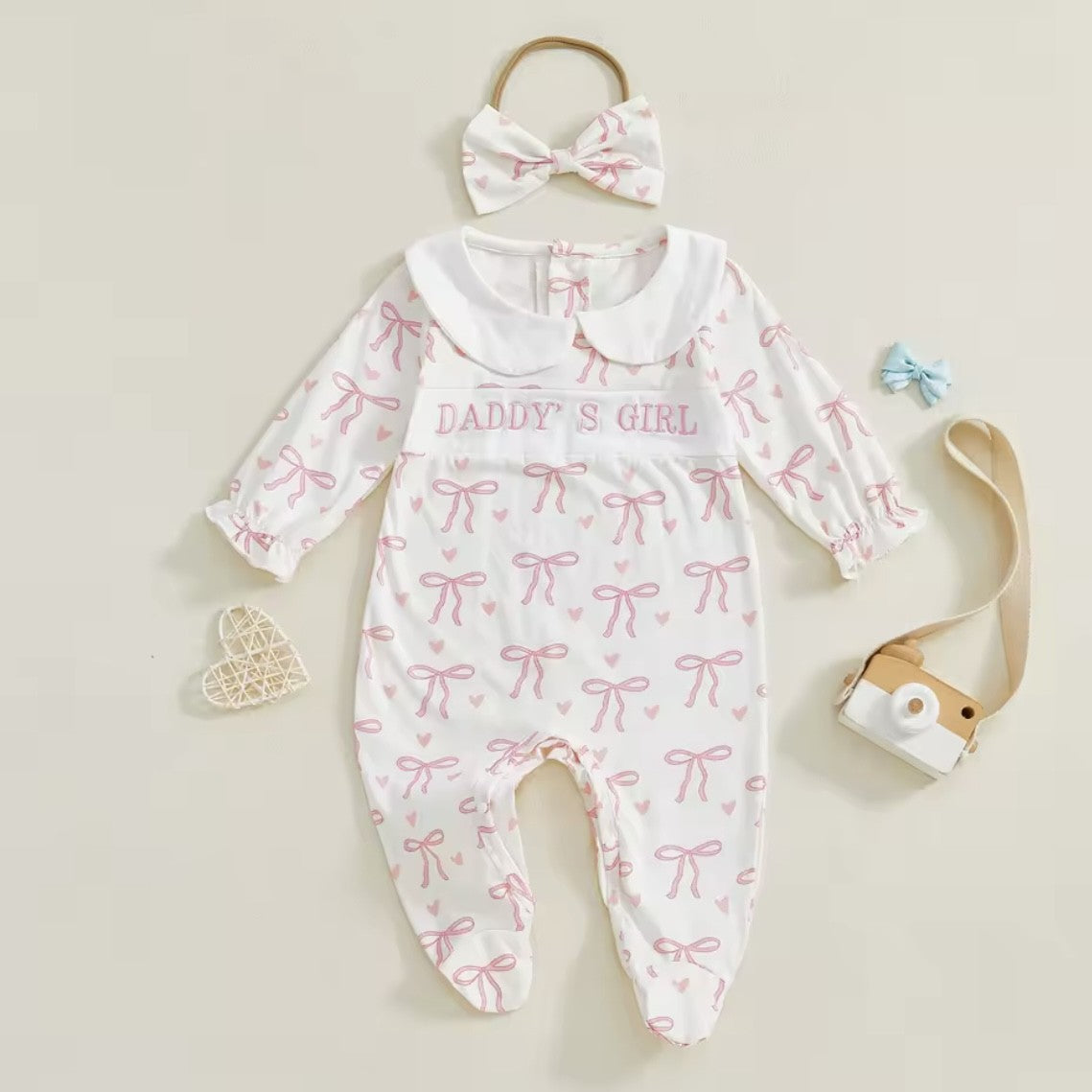 daddys girl baby romper